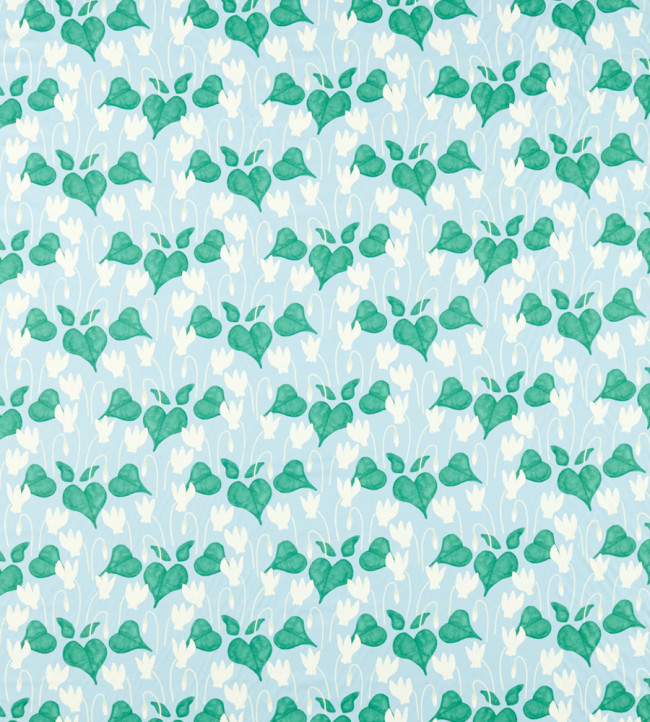 Flower Of Love Fabric - Sky Sky
