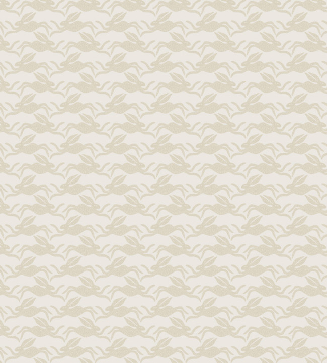 Hares Fabric - Pebble Pebble