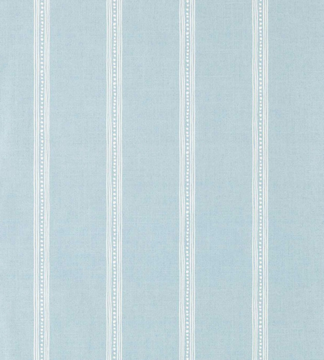 Harvest Stripe Wallpaper - Cornflower Cornflower