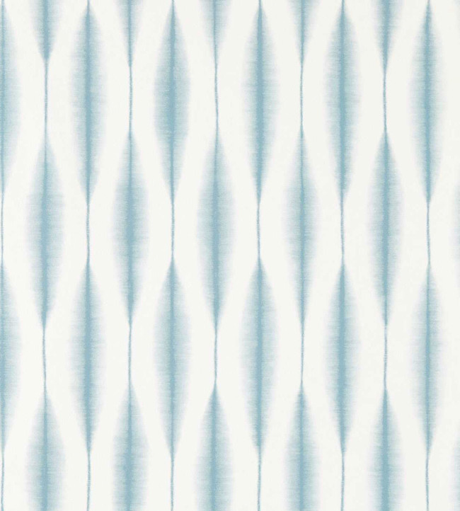Kasuri Wallpaper - Coast Blue Coast Blue