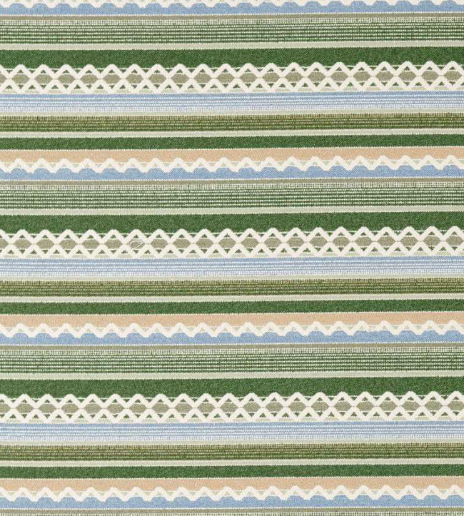 Lock Stitch Fabric - Pine/Forest/Coast Blue Pine/Forest/Coast Blue