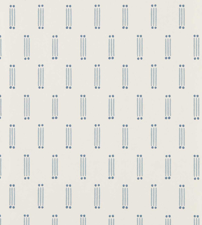 Matchsticks Wallpaper - Denim Denim