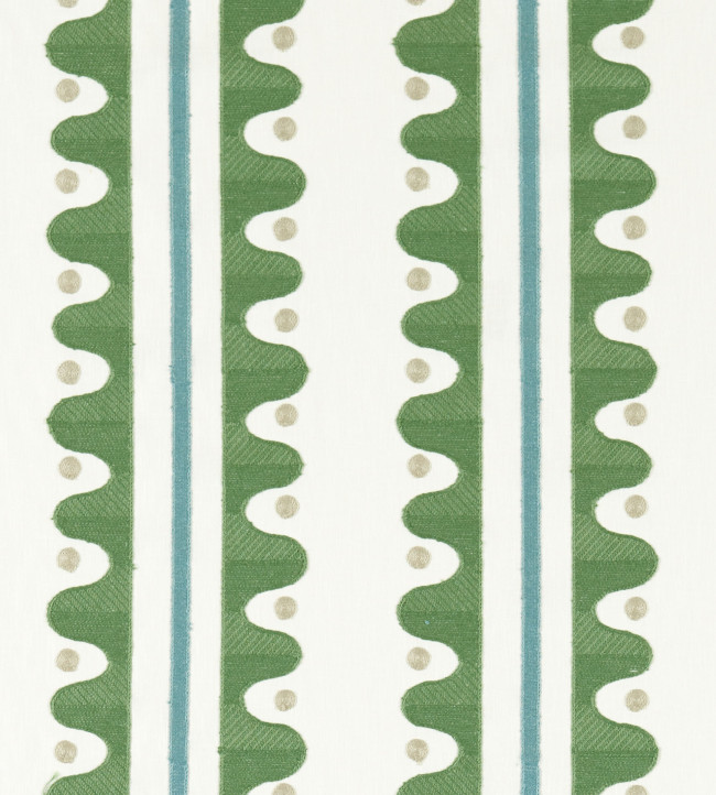 Oakham Embroidery Fabric - Forest Forest