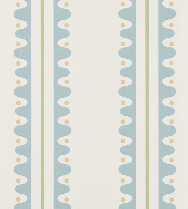 Oakham Wallpaper - Coast Blue Coast Blue