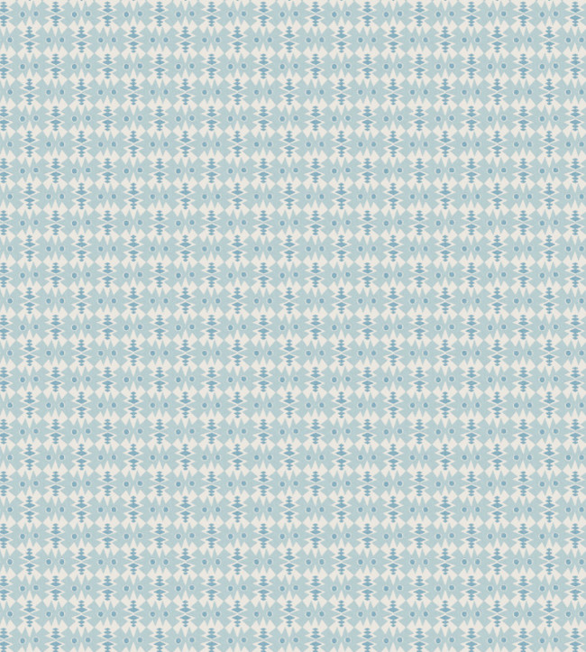 Owl & Butterfly Fabric - Denim Denim