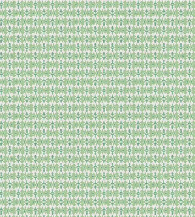Owl & Butterfly Fabric - Pea Green Pea Green