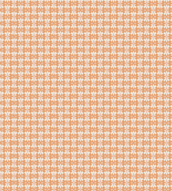 Owl & Butterfly Fabric - Tangerine/Blush Tangerine/Blush
