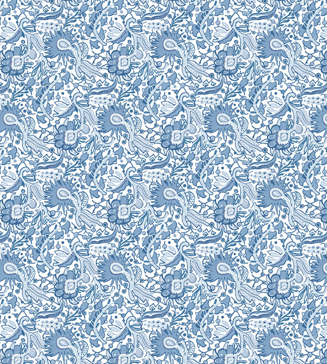Pomona Fabric - Denim/Indigo Denim/Indigo
