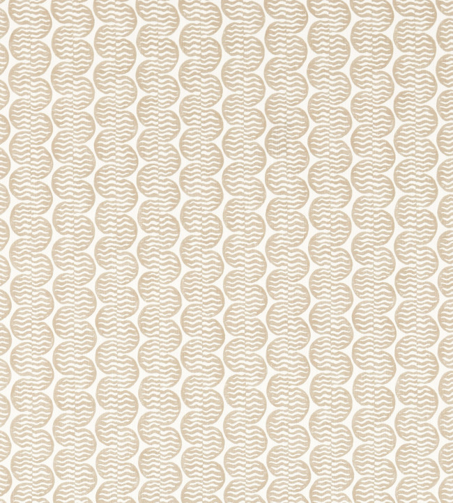 Raft Stripe Print Fabric - Mushroom Mushroom