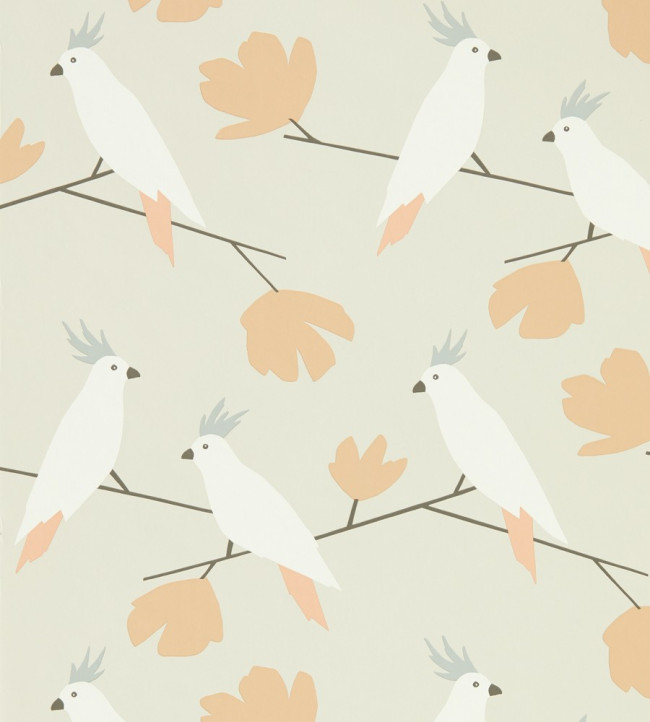 Love Birds Wallpaper - Blush Blush