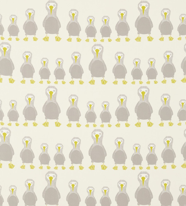 Booby Bird Fabric - Pistachio Pistachio