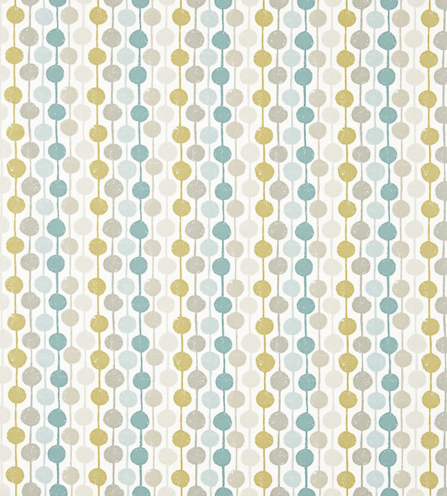 Taimi Fabric - Seaglass / Chalk / Honey Seaglass / Chalk / Honey