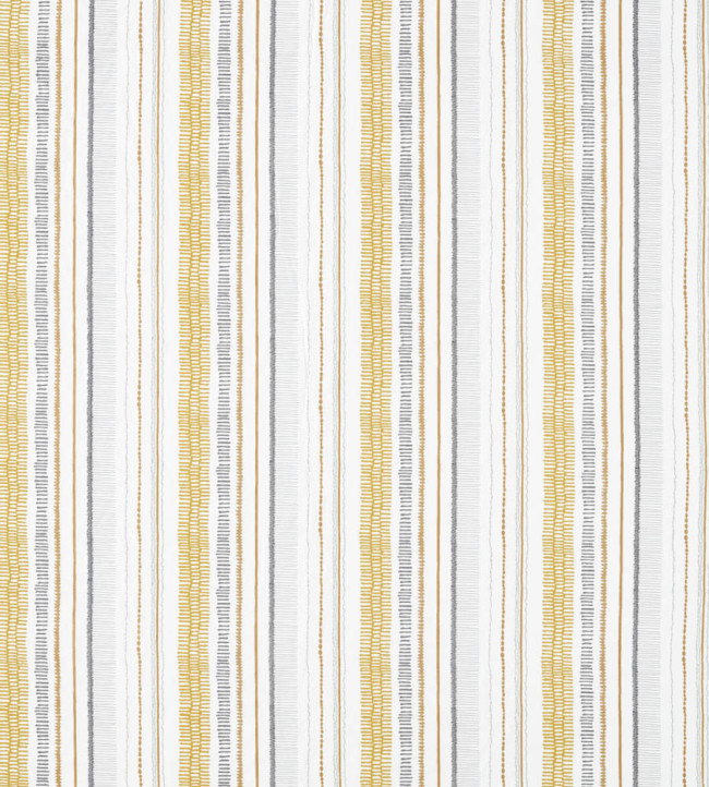 Noki Fabric - Ochre / Hemp / Charcoal Ochre / Hemp / Charcoal
