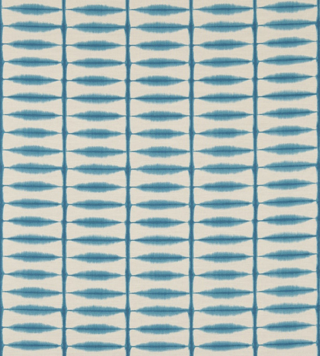 Shibori Fabric - Teal / Linen Teal / Linen