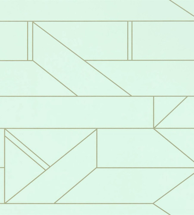 Barbican Wallpaper - Mint Mint
