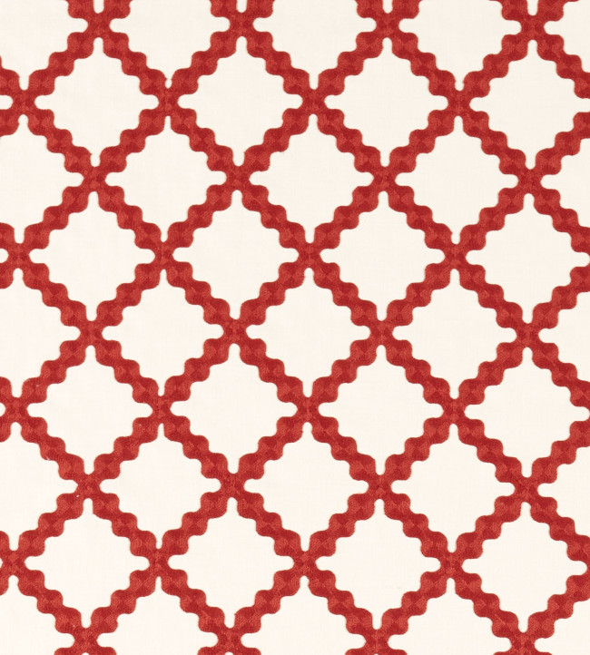 Swithland Embroidery Fabric - Ladybird Red Ladybird Red