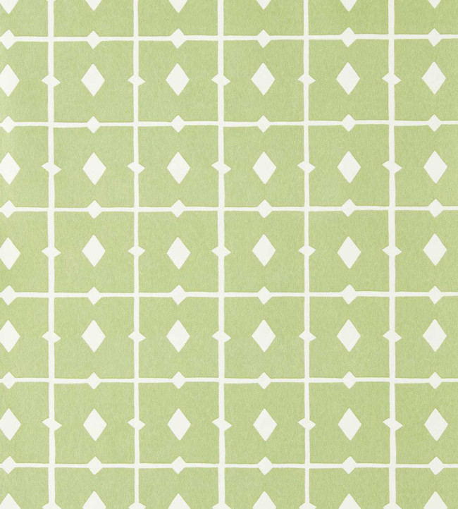 Tiles Wallpaper - Pea Green Pea Green