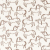 Canter Print Fabric - Chestnut Chestnut