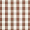 Central Check Fabric - Chocolate Chocolate