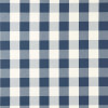 Central Check Fabric - Indigo Indigo