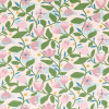 Dancing Daisies Print Fabric - Lilac Lilac