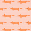 Midi Fox Wallpaper - Milkshake / Rose Milkshake / Rose