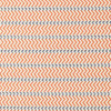 Pomona Zigzag Fabric - Tangerine/Denim Tangerine/Denim