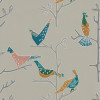 Passaro Wallpaper - Ginger / Teal Ginger / Teal