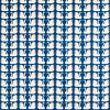 Swim Swam Swan Fabric - Denim Denim