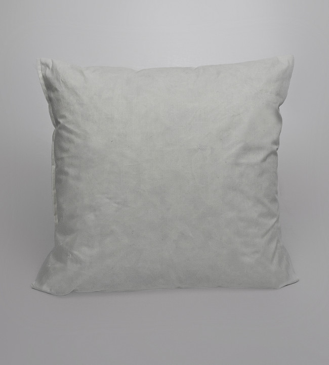 15 Inch Feather Cushion White