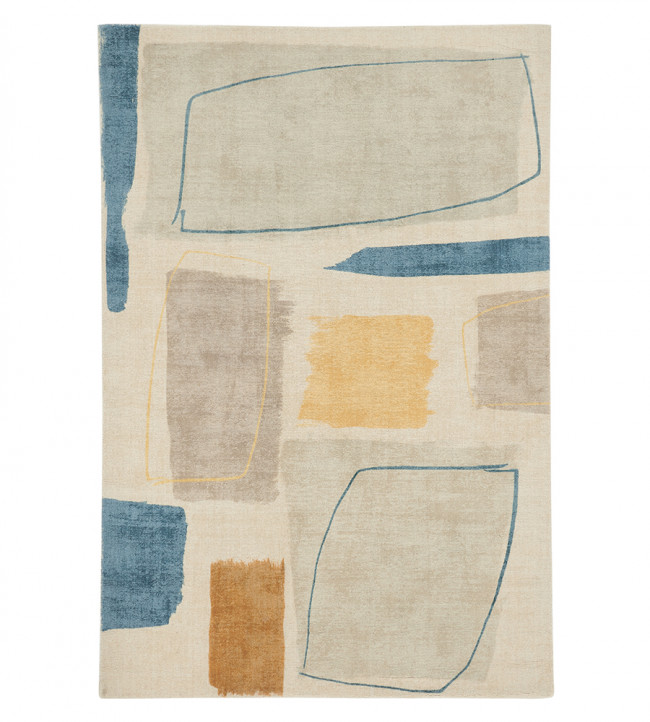 Composition Rug - Papaya Papaya