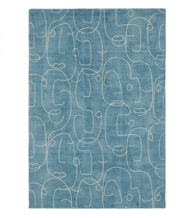 Epsilon Rug - Teal Teal