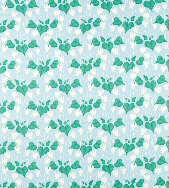 Flower Of Love Fabric - Sky Sky
