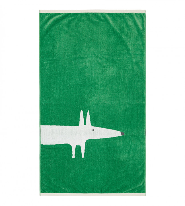 Mr Fox Bold Towel in Mint Leaf Scion Living