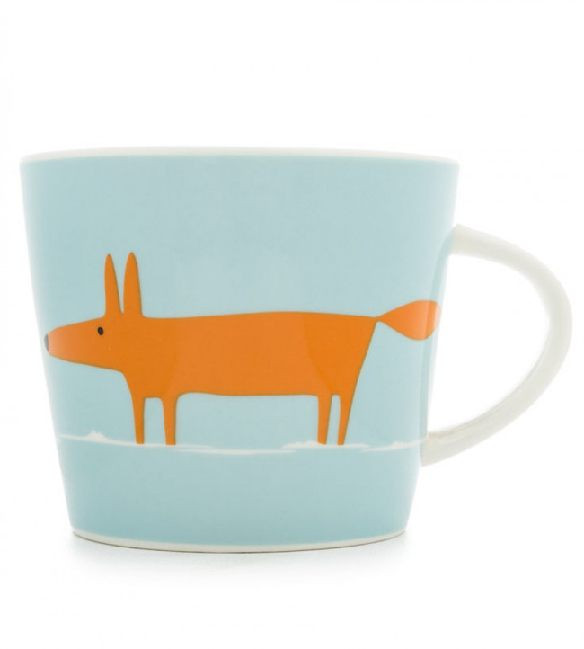 Mr Fox Mug, Duckegg / Orange Duckegg / Orange