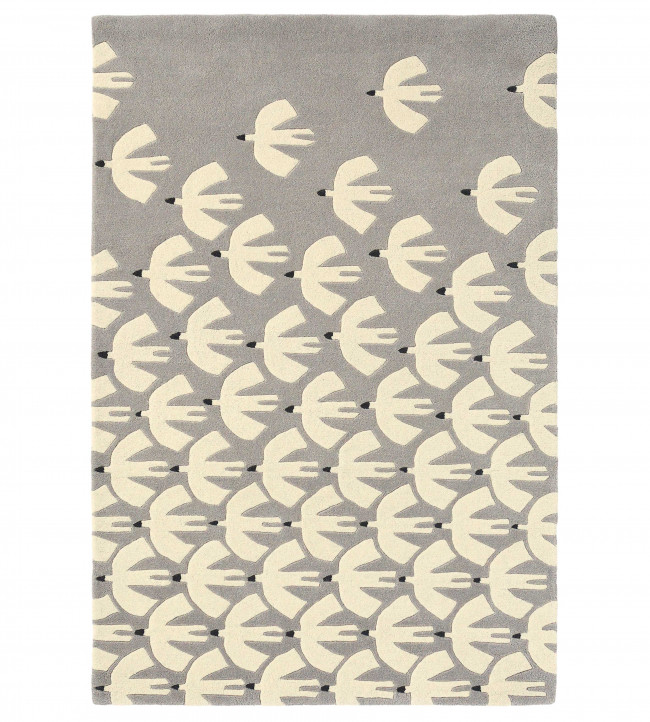 Pajaro Rug - Steel Steel