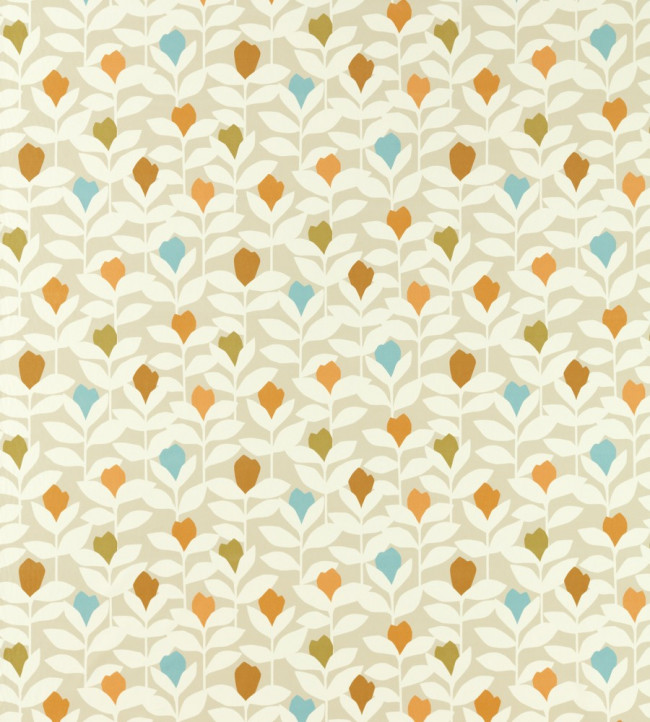 Padukka Fabric - Tangerine Tangerine