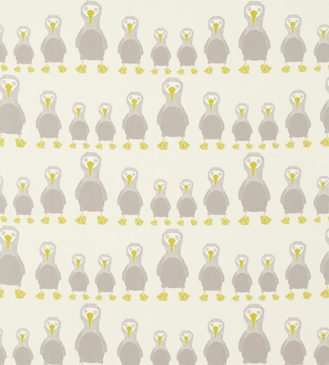 Booby Bird Fabric - Pistachio Pistachio