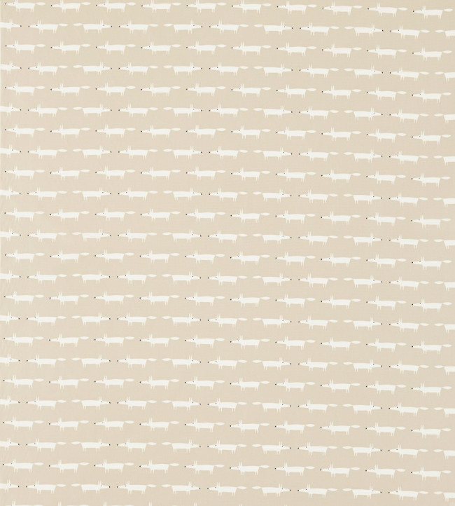 Little Fox Fabric - Snow Snow