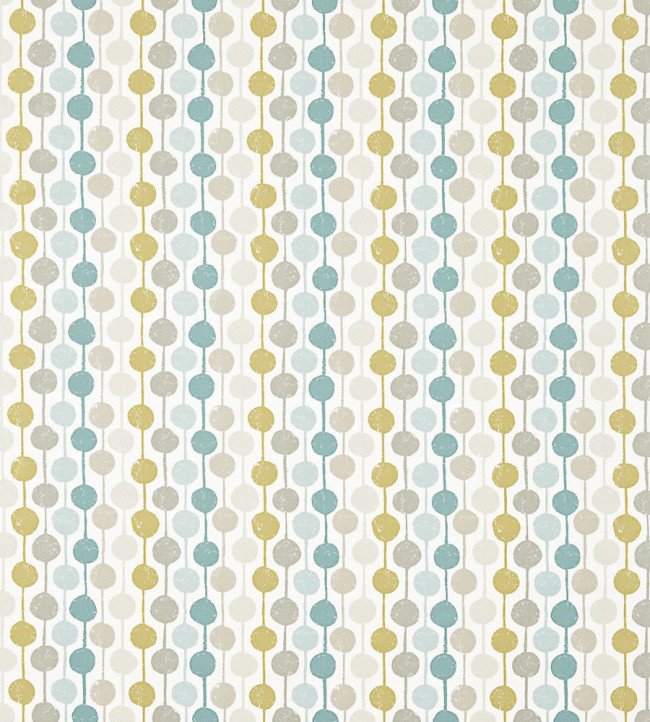 Taimi Fabric - Seaglass / Chalk / Honey Seaglass / Chalk / Honey