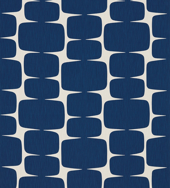 Lohko Fabric - Indigo / Jasmine Indigo / Jasmine