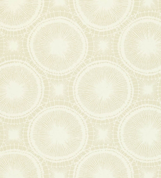 Tree Circles Wallpaper - Pebble / Chalk Pebble / Chalk