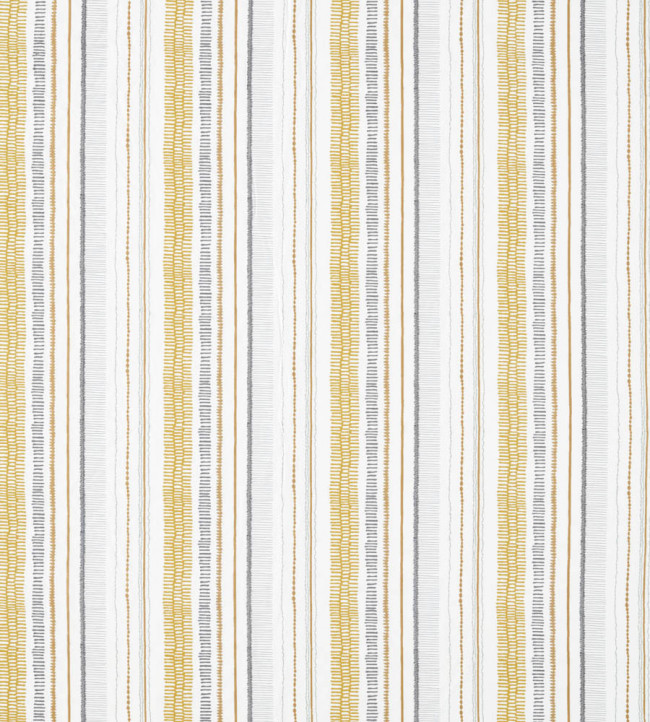 Noki Fabric - Ochre / Hemp / Charcoal Ochre / Hemp / Charcoal