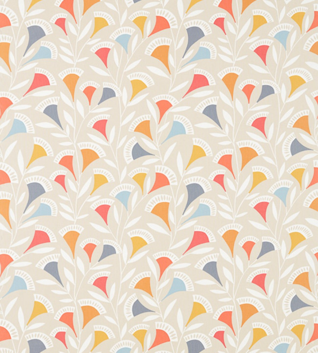 Noukku Fabric - Watermelon / Tangerine / Slate Watermelon / Tangerine / Slate