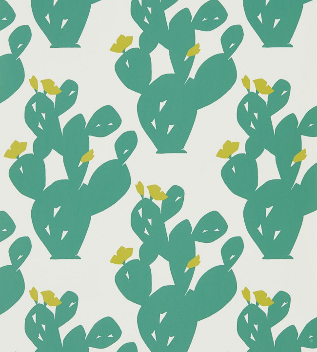 Opunita Wallpaper - Forest / Lime Forest / Lime