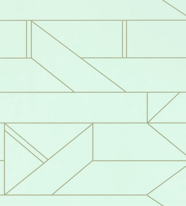 Barbican Wallpaper - Mint Mint