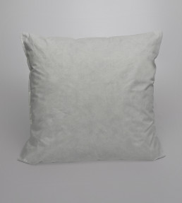 15 Inch Feather Cushion White