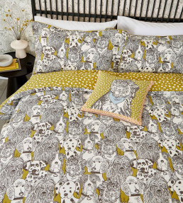 Doggy Day Care Bedding, Mustard Mustard