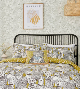 Doggy Day Care Bedding, Mustard Mustard