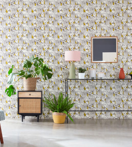 Doggy Day Care Wallpaper - Mustard Mustard